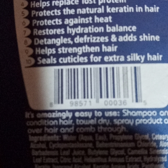 It's a 10 Keratin duo Miracle leave in + deep conditioner - Picture 5 of 5